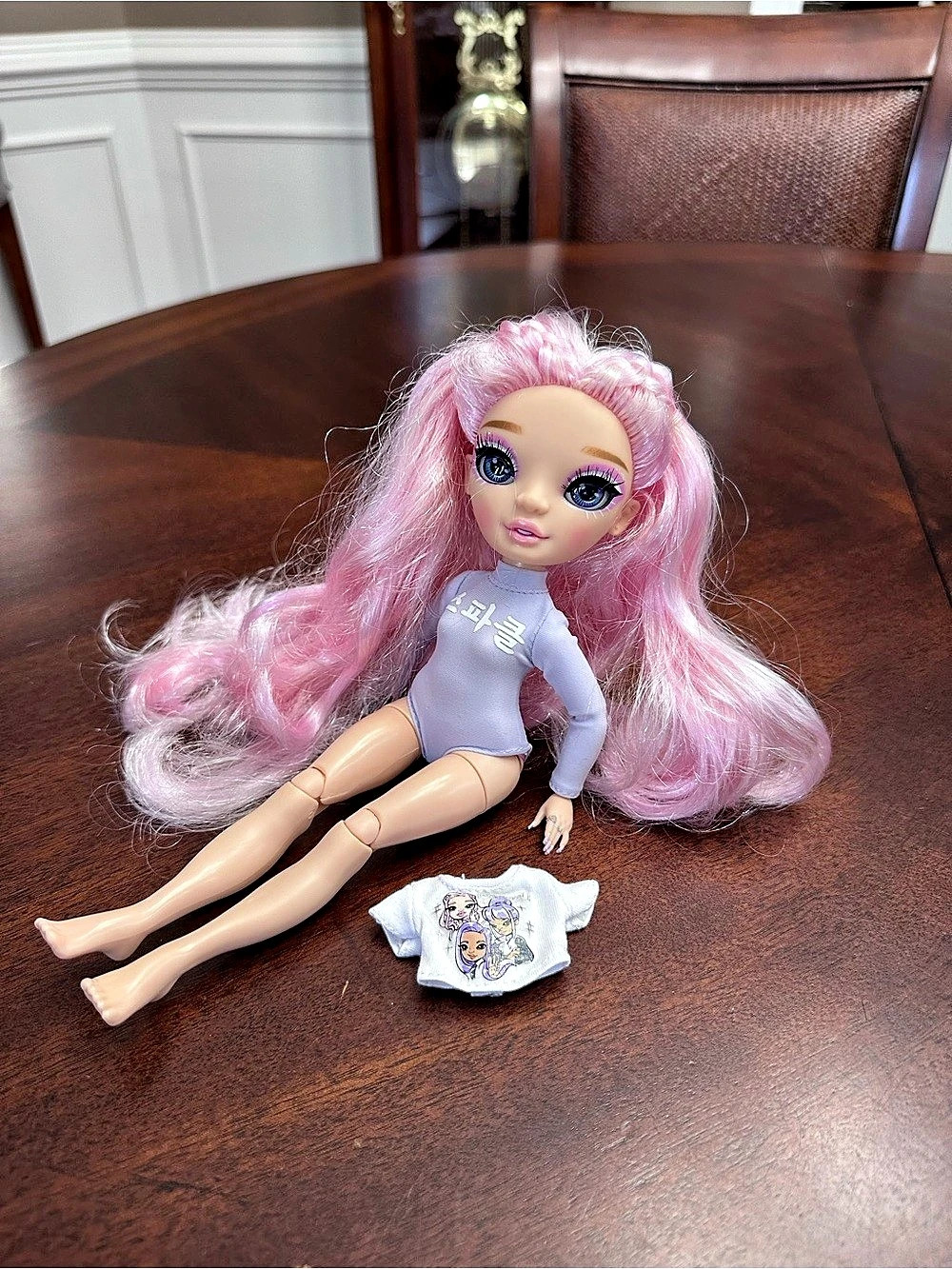 MGA Rainbow High Royal Three Minnie Choi Fashion Doll Pink Hair 11"